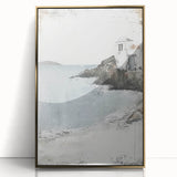 Framed acrylic wall art showcasing an abstract architectural design in gold tones, ideal for modern decor. The art piece features intricate geometric shapes, adding sophistication to any space.