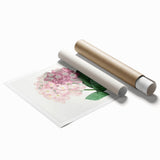 Neoclassical Art Print of Hydrangea by Redouté - Botanical Floral Decor