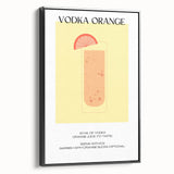 Black and white vintage poster art of a landscape on framed canvas, ideal for bedroom wall decor.