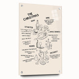Christmas Menu – Festive Holiday Wall Art