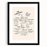 Christmas Menu – Festive Holiday Wall Art