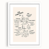 Christmas Menu – Festive Holiday Wall Art