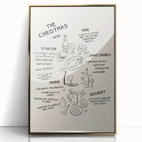 Christmas Menu – Festive Holiday Wall Art