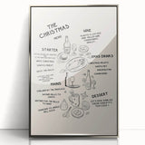 Christmas Menu – Festive Holiday Wall Art