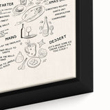 Christmas Menu – Festive Holiday Wall Art