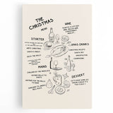 Christmas Menu – Festive Holiday Wall Art