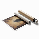 Spooky Wall Art - Gothic Raven on Haunted Landscape