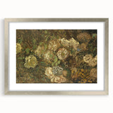 Impressionist Floral Wall Art - Monet's Bloemen Flower Print, Framed