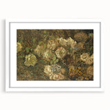 Impressionist Floral Wall Art - Monet's Bloemen Flower Print, Framed