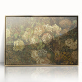 Impressionist Floral Wall Art - Monet's Bloemen Flower Print, Framed