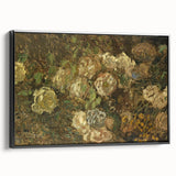 Impressionist Floral Wall Art - Monet's Bloemen Flower Print, Framed