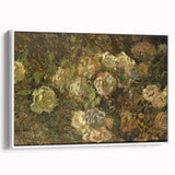Impressionist Floral Wall Art - Monet's Bloemen Flower Print, Framed