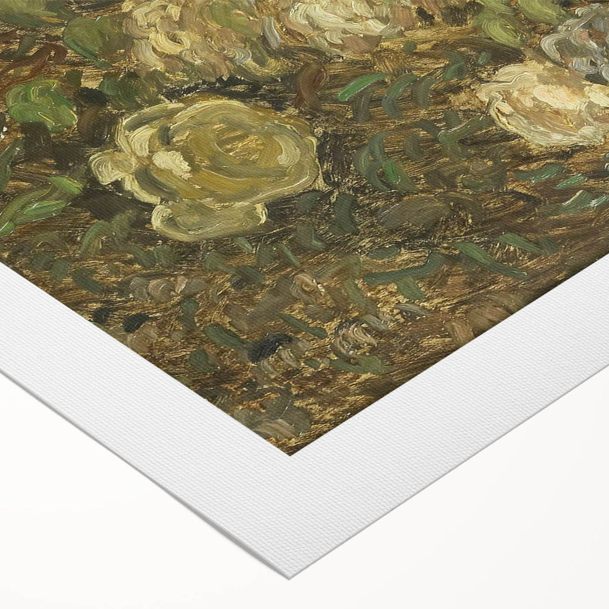 Impressionist Floral Wall Art - Monet's Bloemen Flower Print, Framed