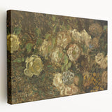 Impressionist Floral Wall Art - Monet's Bloemen Flower Print, Framed