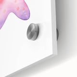 Girls Room Wall Art – Cute Watercolor Starfish Nursery Print