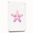 Girls Room Wall Art – Cute Watercolor Starfish Nursery Print