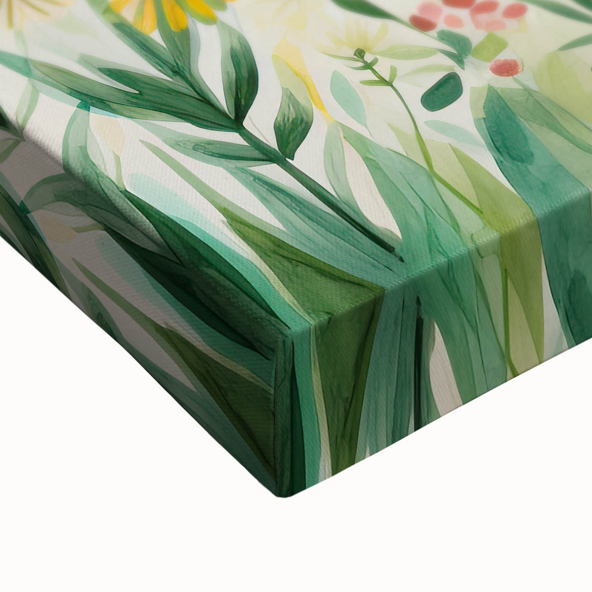 Personalized Kids Art - Floral Garden Girl Nursery Wall Print