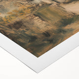 Vibrant rolled canvas showcasing a stunning landscape design, featuring rich colors and intricate details, securely packaged in a durable cardboard tube for safe delivery.