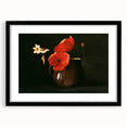 Modern Wall Art Print - Elegant Poppies and Daisies Still Life - Floral Decor