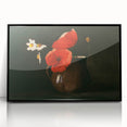 Modern Wall Art Print - Elegant Poppies and Daisies Still Life - Floral Decor