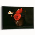 Modern Wall Art Print - Elegant Poppies and Daisies Still Life - Floral Decor