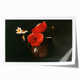 Modern Wall Art Print - Elegant Poppies and Daisies Still Life - Floral Decor
