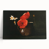 Modern Wall Art Print - Elegant Poppies and Daisies Still Life - Floral Decor
