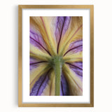 Extra large abstract art print featuring textured florals in muted earth tones, framed in gold, ideal for living room decor.