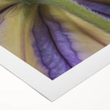 Art deco floral poster in pastel shades on rolled canvas, suitable for dining room or bathroom.