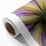 Art Deco style floral poster on rolled canvas featuring soft pastel hues, ideal for nursery wall art.