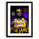 Fiery Passion Pop Art Wall Art – Bold Yellow, Purple, and Black Canvas