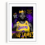 Fiery Passion Pop Art Wall Art – Bold Yellow, Purple, and Black Canvas