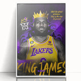 Fiery Passion Pop Art Wall Art – Bold Yellow, Purple, and Black Canvas