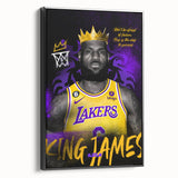 Fiery Passion Pop Art Wall Art – Bold Yellow, Purple, and Black Canvas