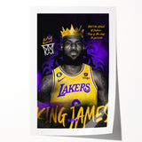 Fiery Passion Pop Art Wall Art – Bold Yellow, Purple, and Black Canvas