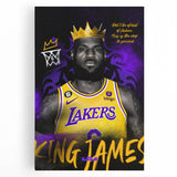 Fiery Passion Pop Art Wall Art – Bold Yellow, Purple, and Black Canvas