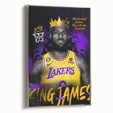 Fiery Passion Pop Art Wall Art – Bold Yellow, Purple, and Black Canvas