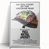 Retro Full Metal Jacket Poster Art - Vintage Military Movie Prints