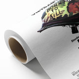 Retro Full Metal Jacket Poster Art - Vintage Military Movie Prints