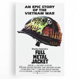 Retro Full Metal Jacket Poster Art - Vintage Military Movie Prints