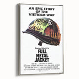 Retro Full Metal Jacket Poster Art - Vintage Military Movie Prints
