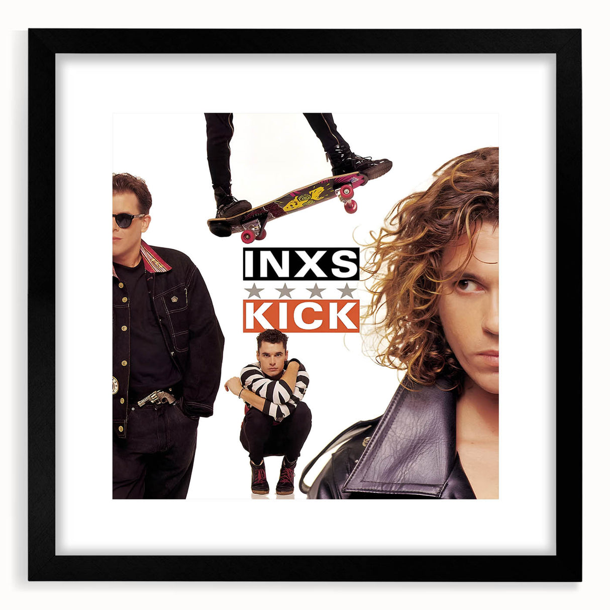 Retro INXS Kick Poster - Vintage Prints for Nostalgic Wall Art
