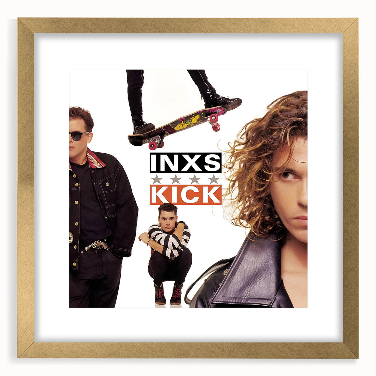 Retro INXS Kick Poster - Vintage Prints for Nostalgic Wall Art