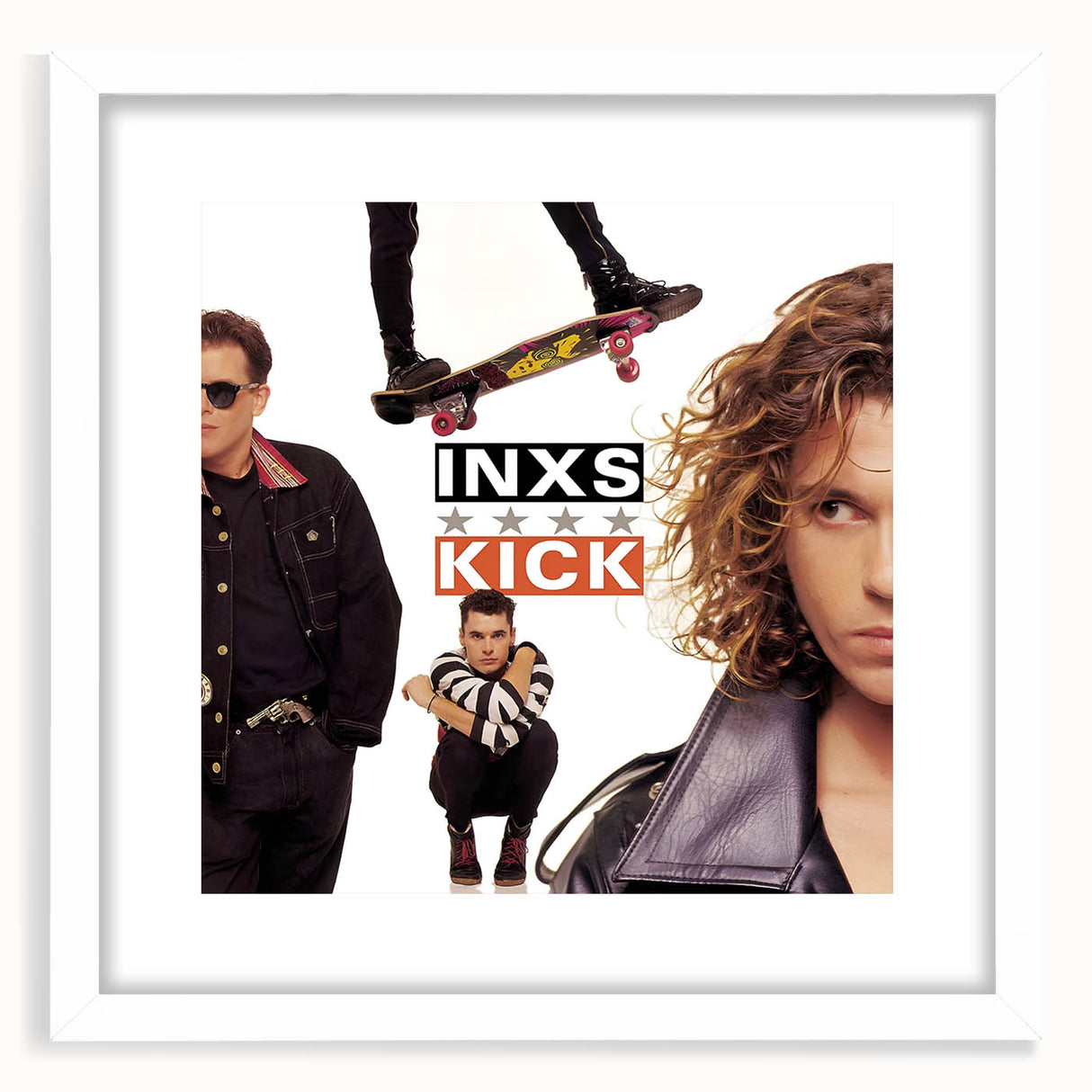 Retro INXS Kick Poster - Vintage Prints for Nostalgic Wall Art