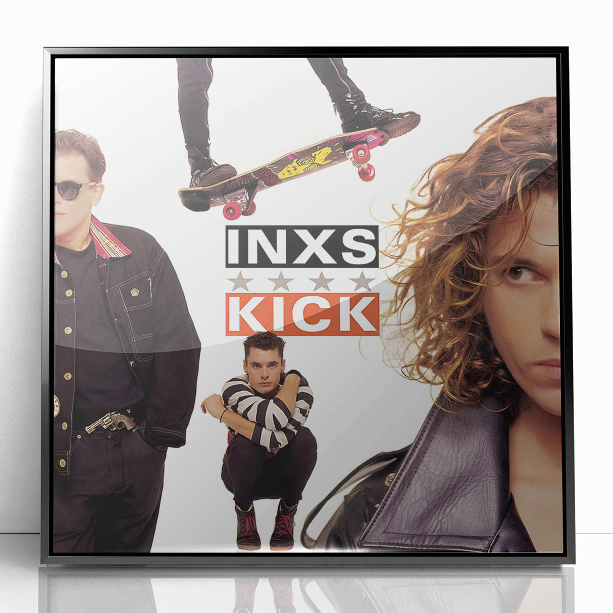 Retro INXS Kick Poster - Vintage Prints for Nostalgic Wall Art