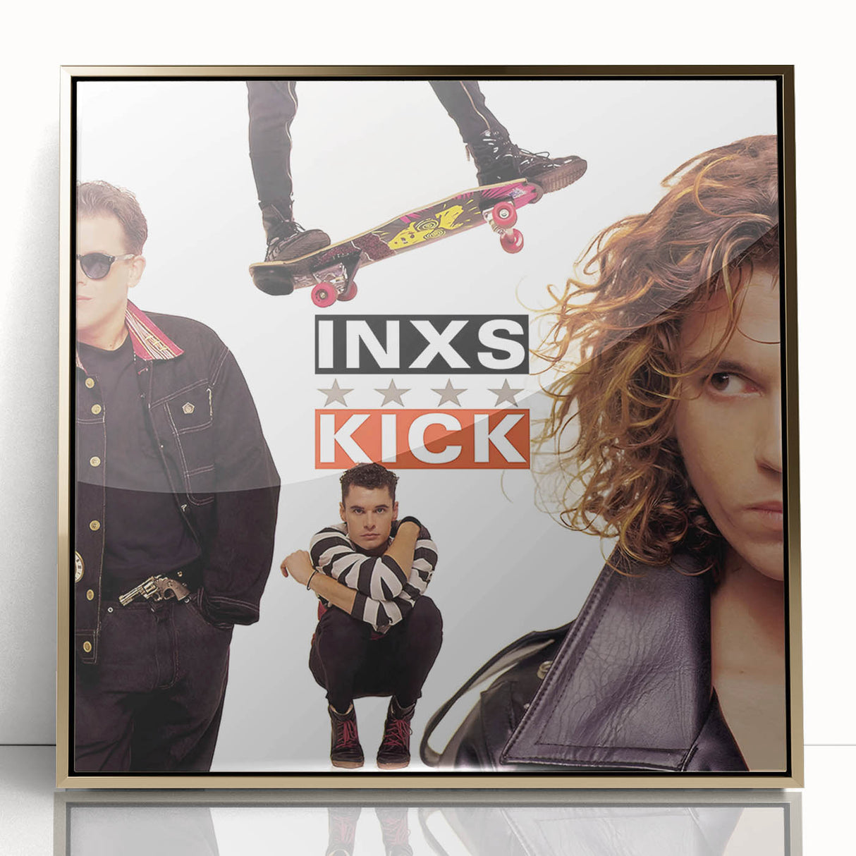 Retro INXS Kick Poster - Vintage Prints for Nostalgic Wall Art