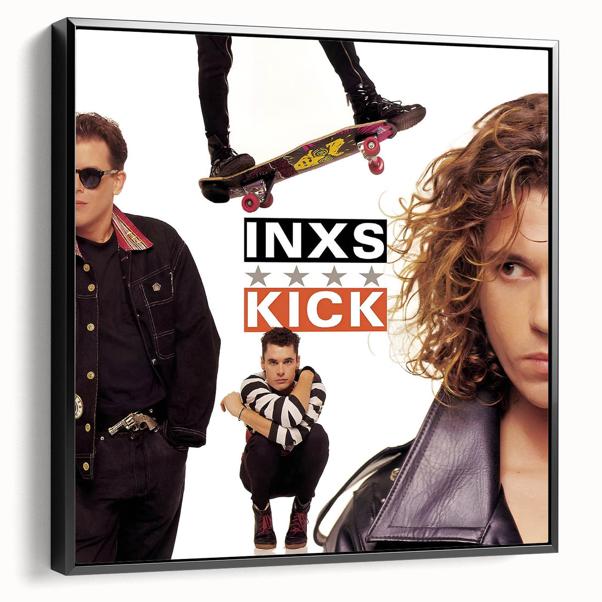 Retro INXS Kick Poster - Vintage Prints for Nostalgic Wall Art