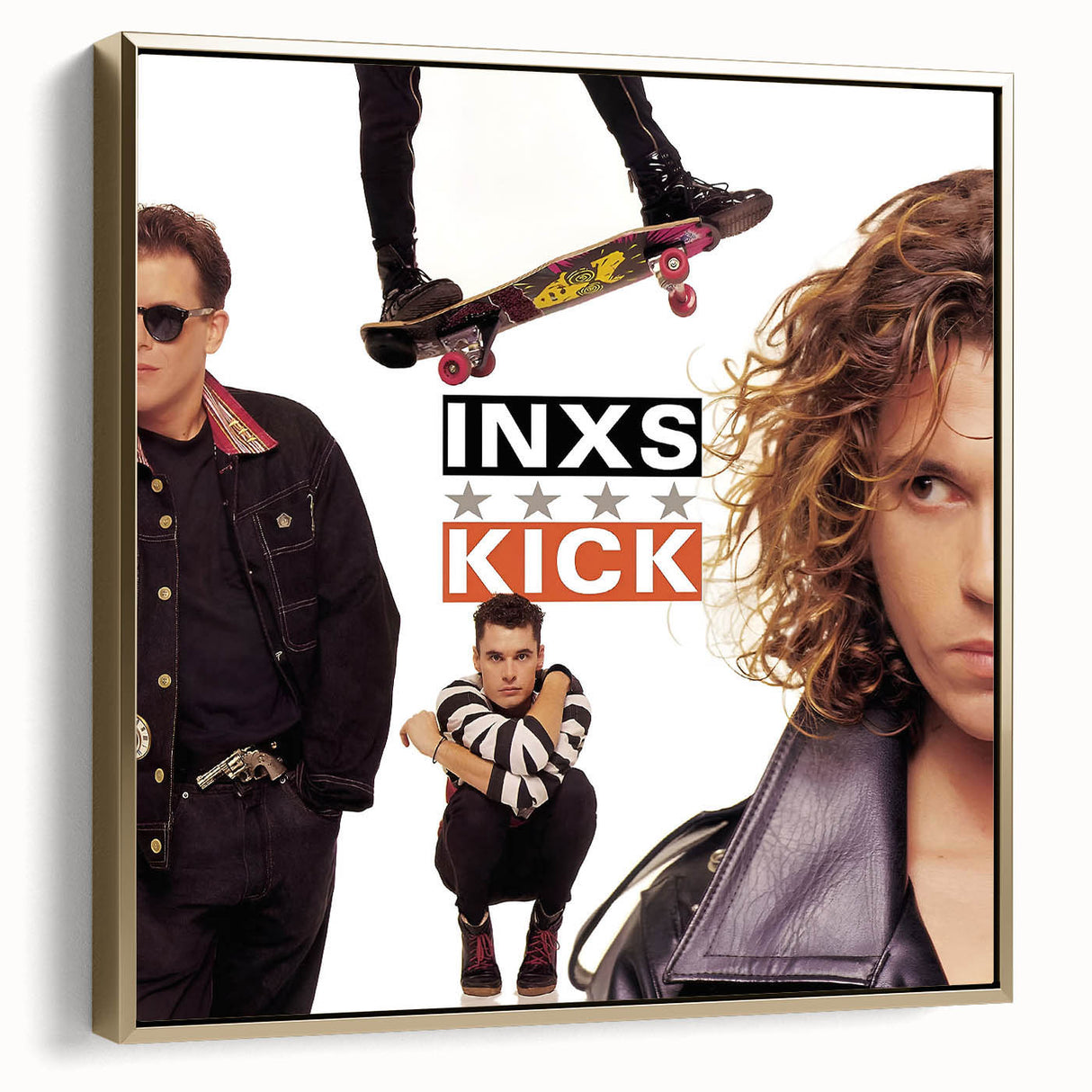 Retro INXS Kick Poster - Vintage Prints for Nostalgic Wall Art