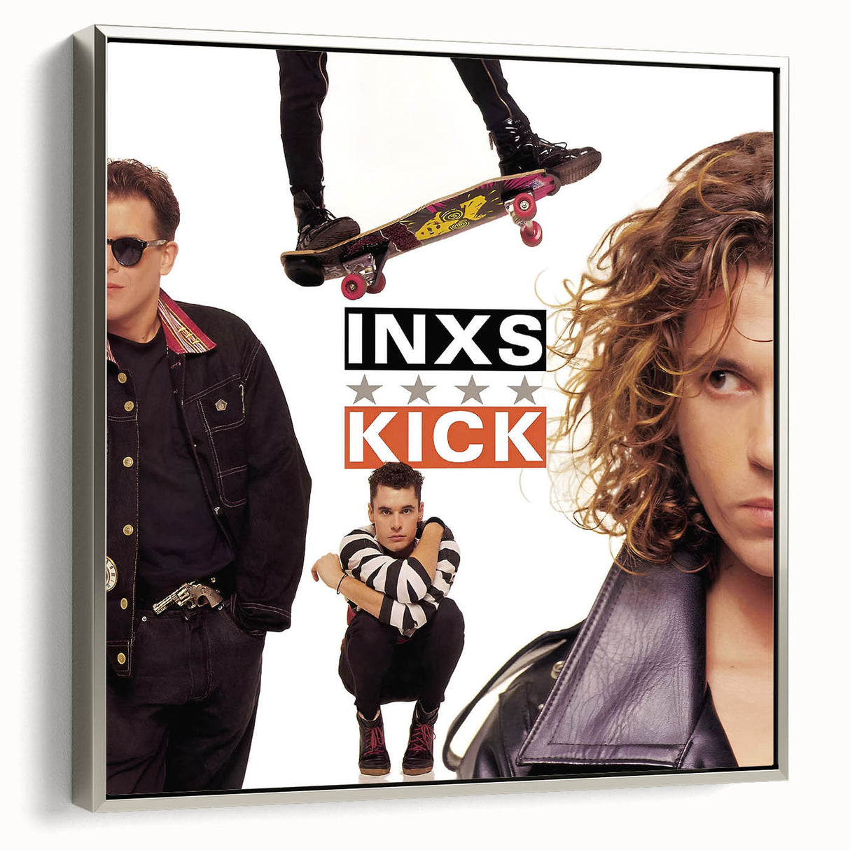 Retro INXS Kick Poster - Vintage Prints for Nostalgic Wall Art