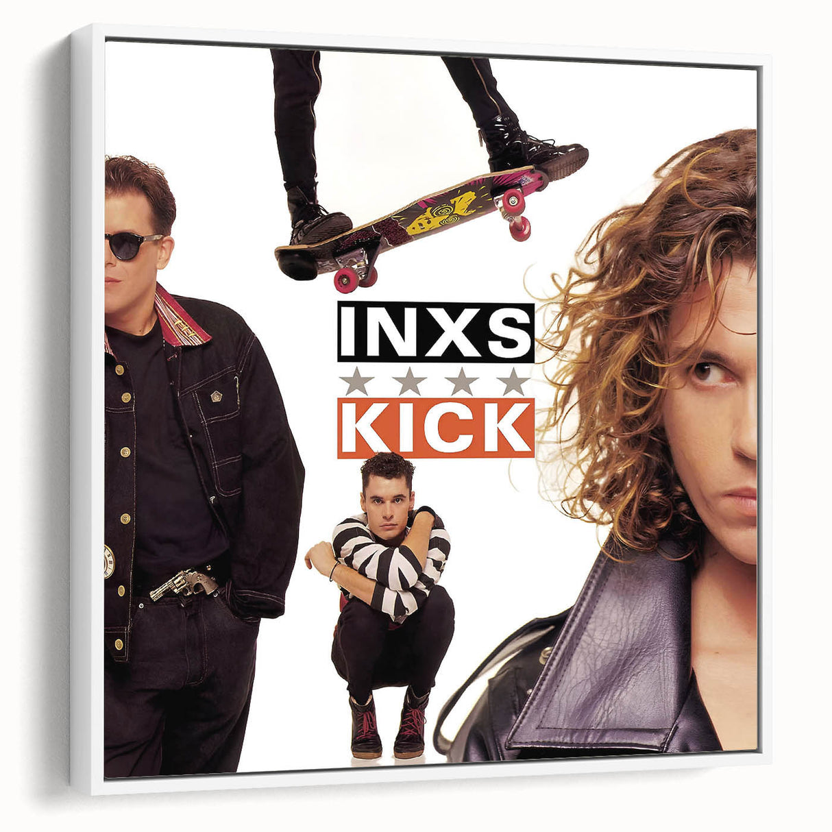 Retro INXS Kick Poster - Vintage Prints for Nostalgic Wall Art